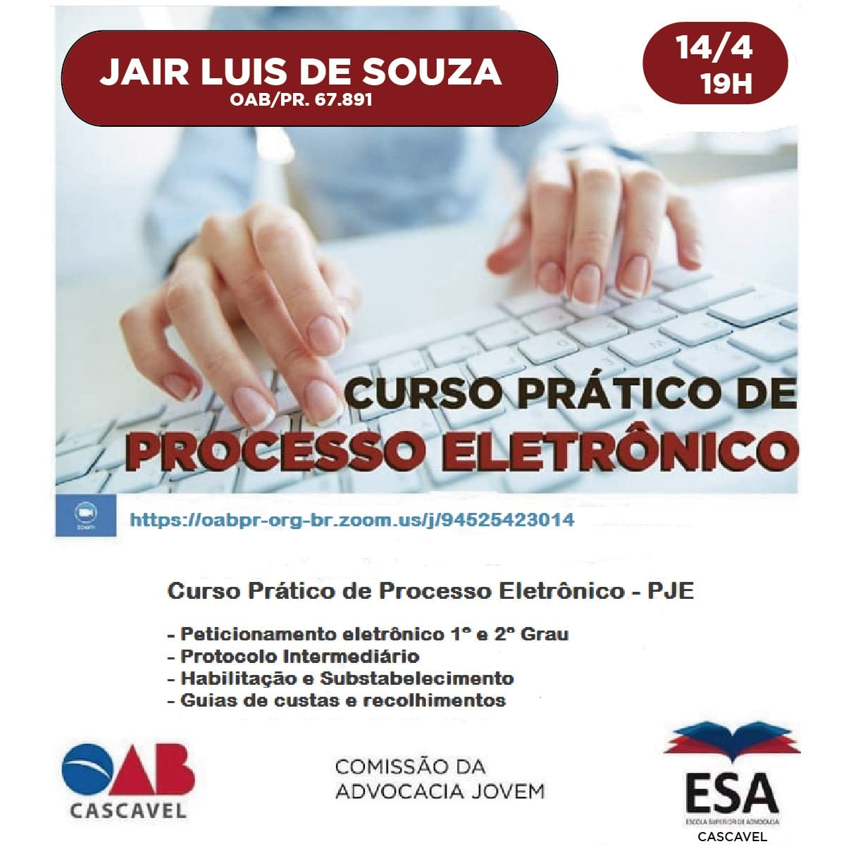 CURSO PRÁTICO DE PROCESSO ELETRÔNICO - PJE